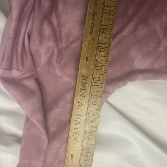 BP Pink Tie Dye Twist Front Sweatshirt Women’s Size M Long Sleeve Crewneck - Picture 4 of 6